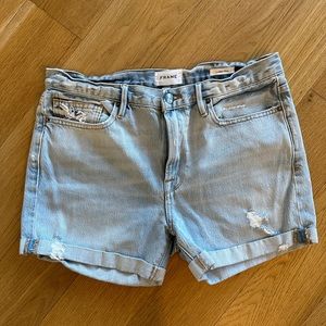 FRAME Le Beau Short distressed women’s shorts size 27
